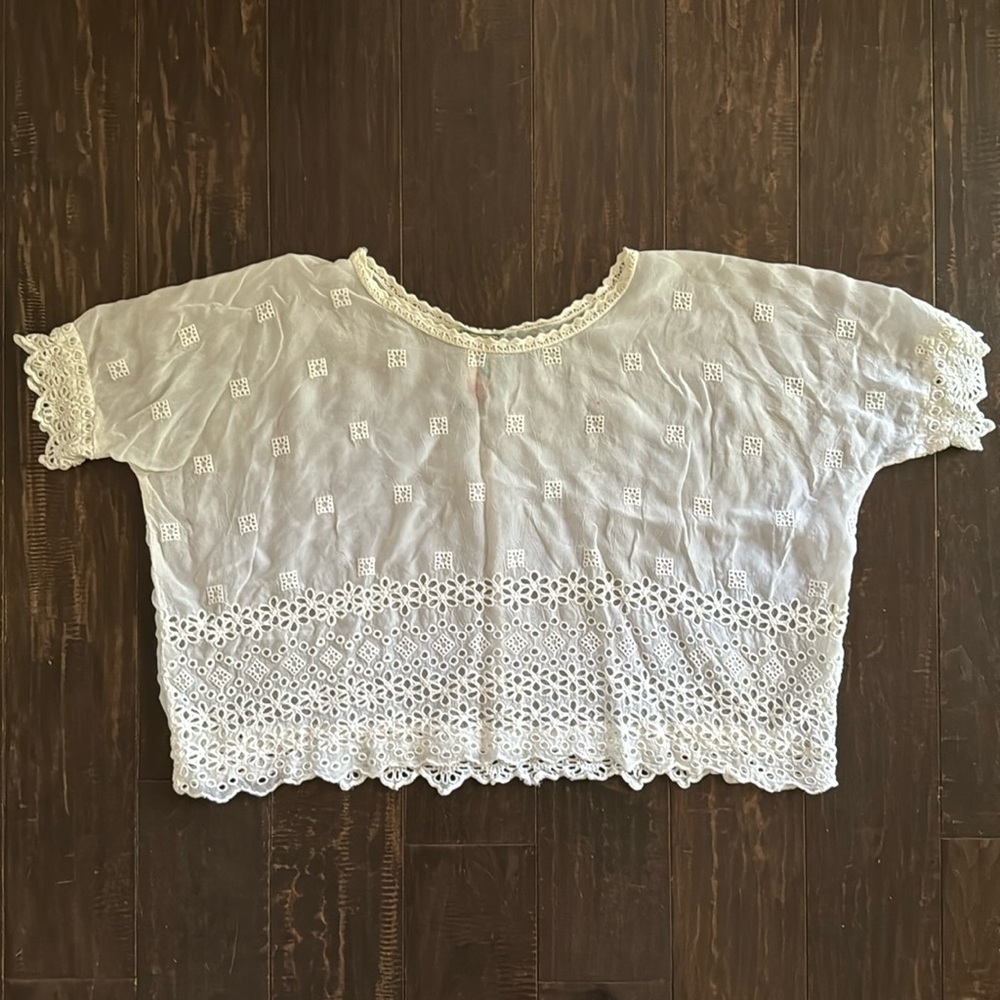 Johnny Was Eyelet Top